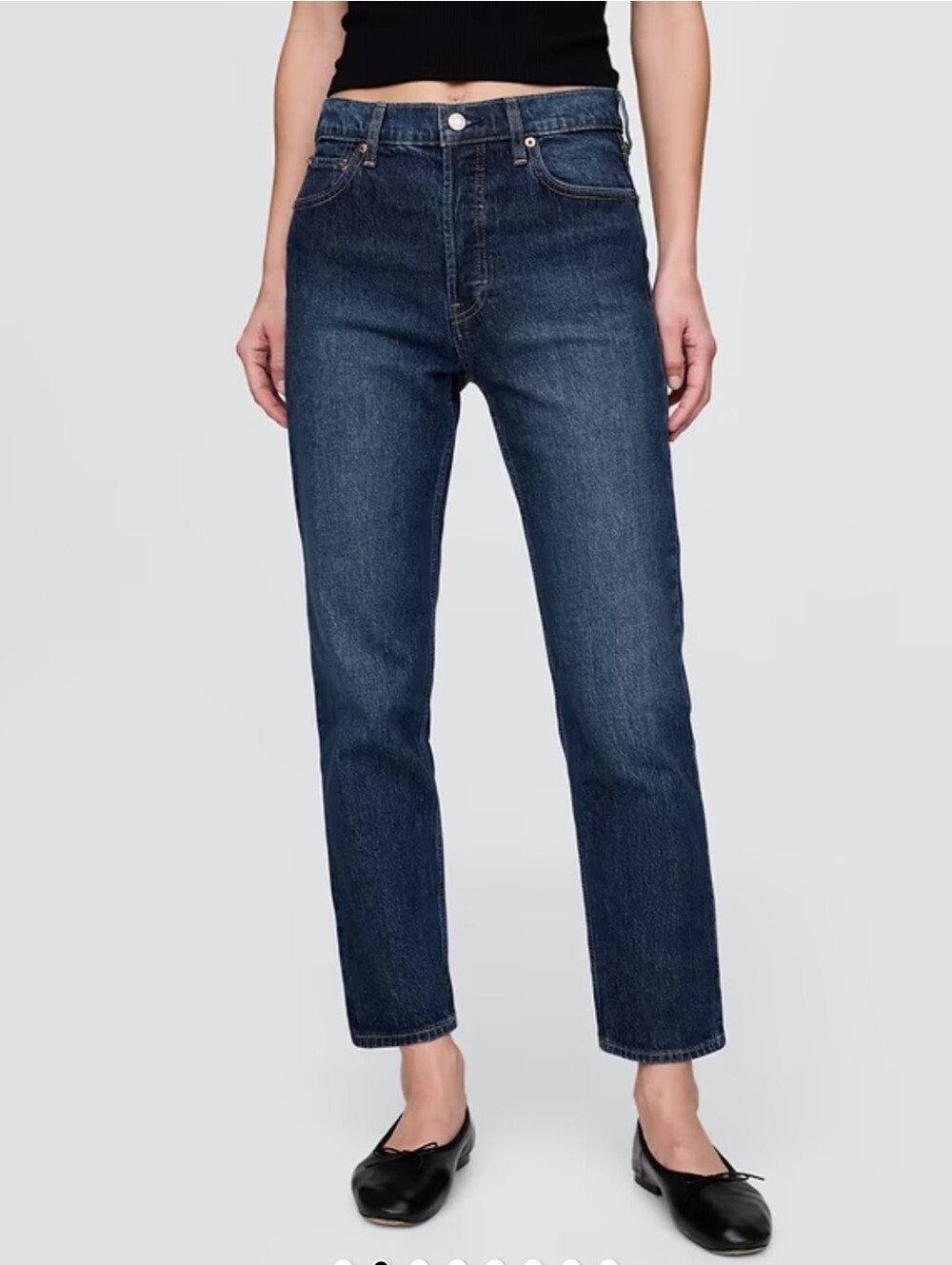 ❤️ GAP HIGH RISE CHEEKY STRAIGHT JEANS, 10L (30 LONG / TALL)